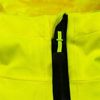 لباس کار ضد آب با دید بالا Hi Vis یکنواخت ژاکت کار انعکاسی