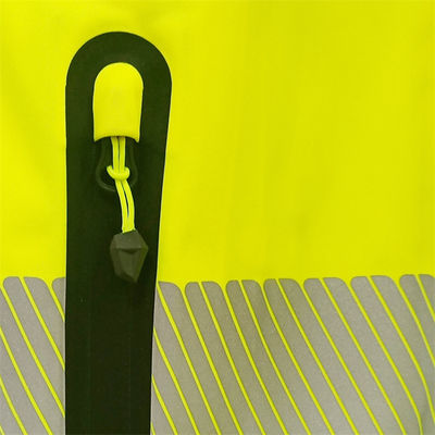 لباس کار ضد آب با دید بالا Hi Vis یکنواخت ژاکت کار انعکاسی