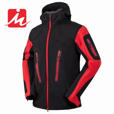 ژاکت های مردانه Softshell ضد آب در فضای باز کوهستانی کت های زمستانی پیاده روی