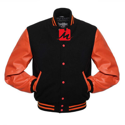 ژاکت های جین آستین بلند سفارشی ژاکت ورزشی بیسبال گلدوزی تنفسی